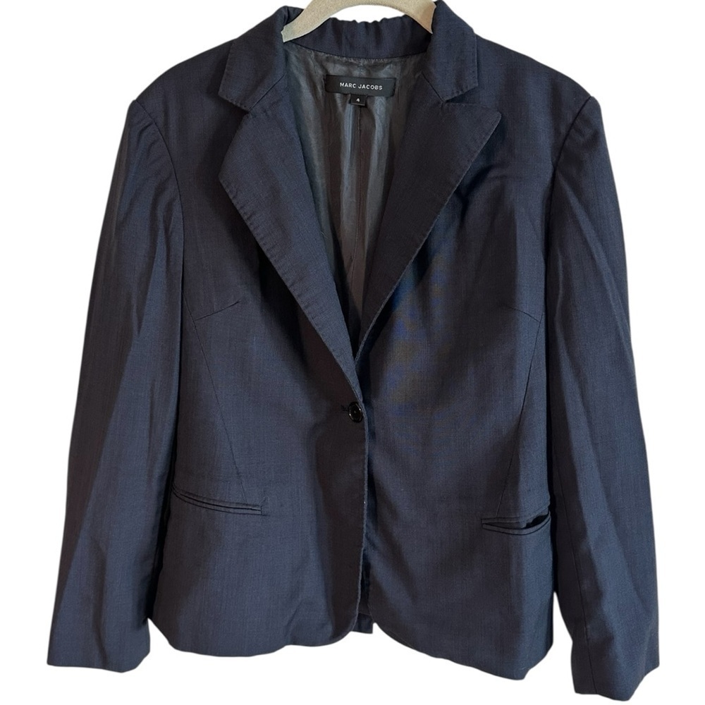 Marc Jacobs navy blazer jacket 4